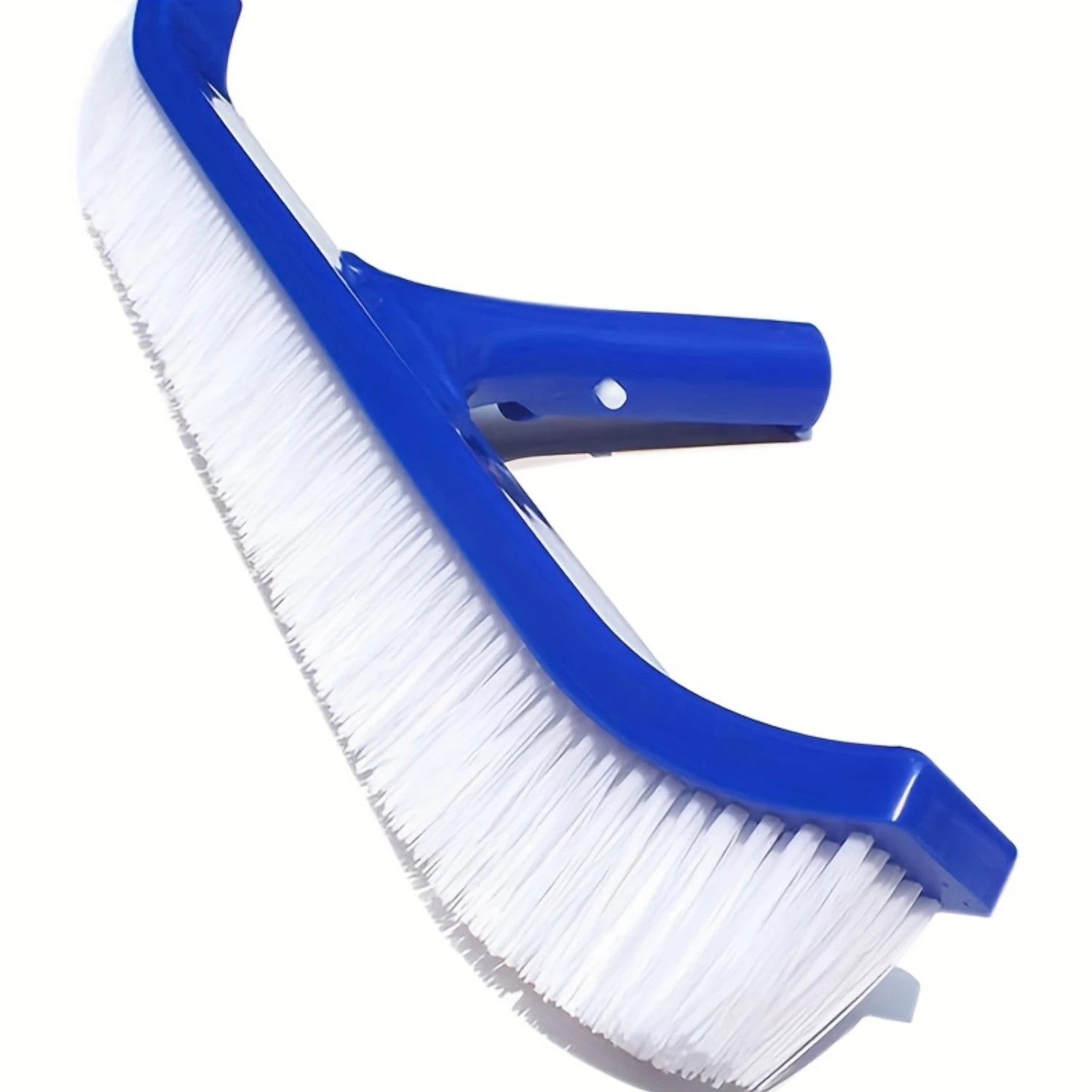 18-inch Blue Swimming Pool Brush Handle Cleaning Brush - Pool Wall Brush Swimming Cleaning Tool Equipment