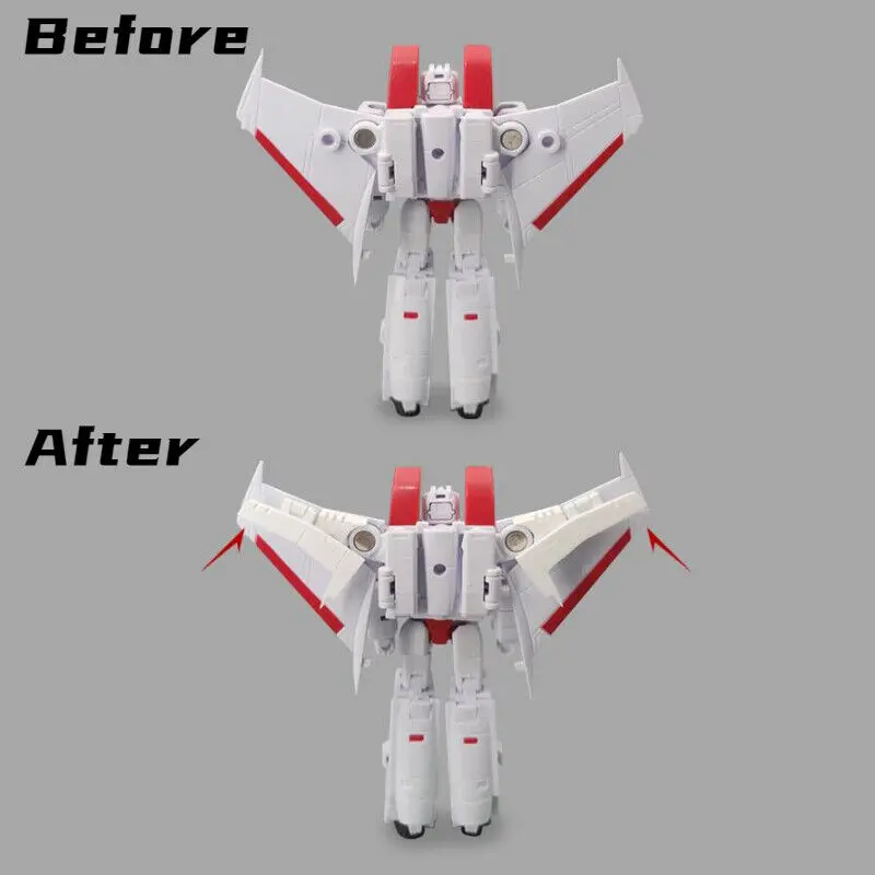 Replenish Wing Flaps Upgrade Kit For Transformation NA H13B Michael SG Starscream Action Figure Accessories