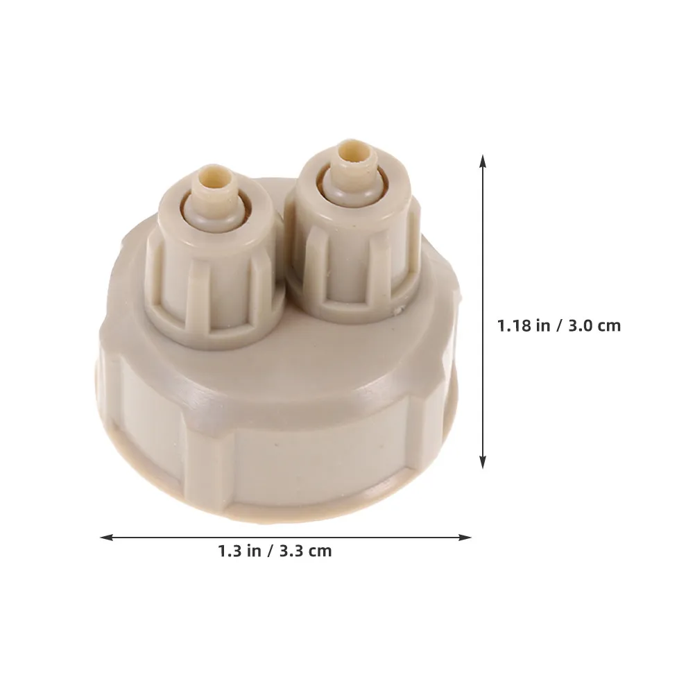 5Pcs Portable Co2 Bottle Caps Compact Lightweight Plastic Caps for Aquarium Reactor Bottle Cover DIY Carbon Dioxide