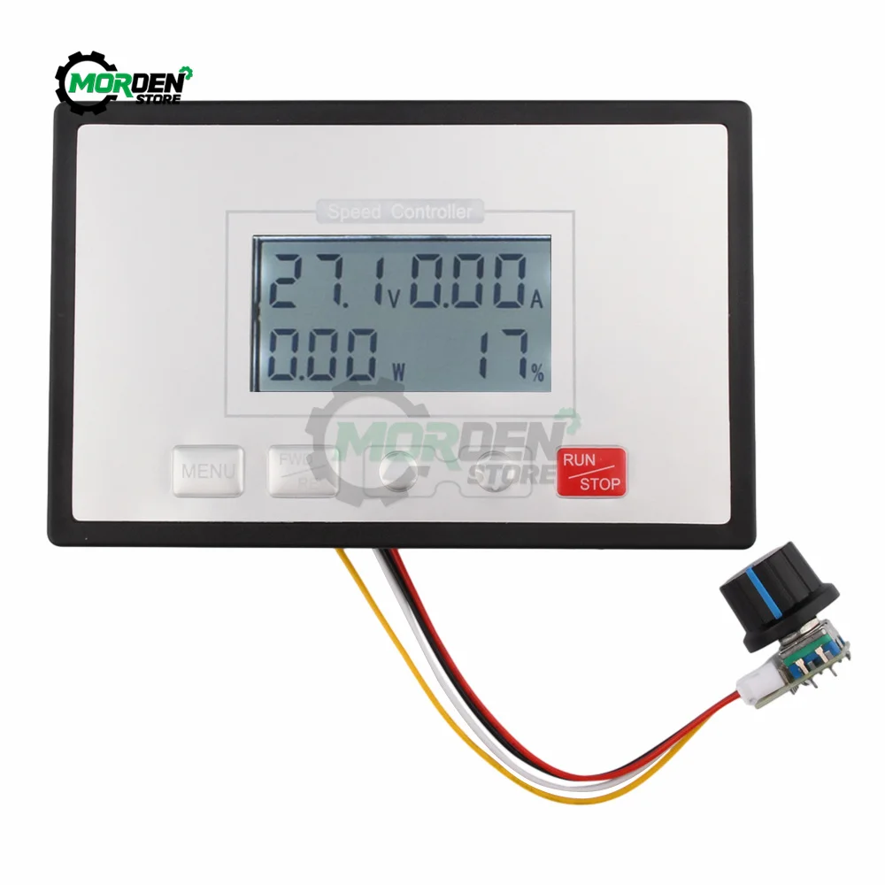 DC10-55V 40A Smart Digital Display PWM Controller DC Motor Speed Controller Power Supply  Accessories