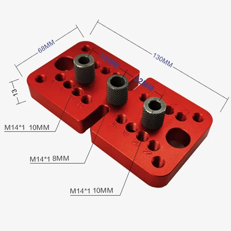 Positioning punching pocket hole fixture woodworking tool force transmission fixture self centering vertical drilling guide hole