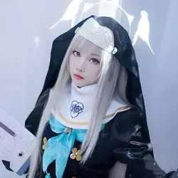 Game Blue Archive Utazumi Sakurako cosplay Wig silver long hair Game cosplay Wig anime cosplay Wig
