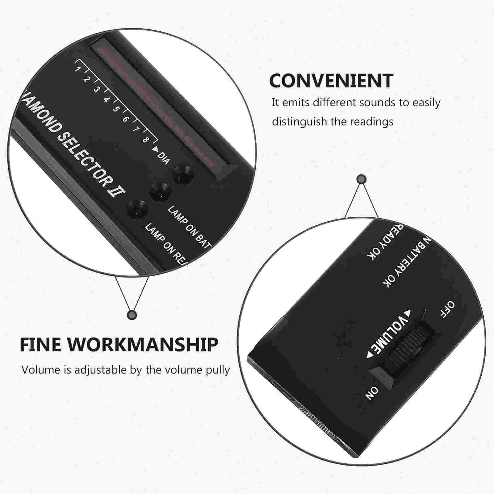 Selector de diamantes 2, probador de joyería, herramienta de prueba, herramientas electrónicas doradas, máquina de oficina