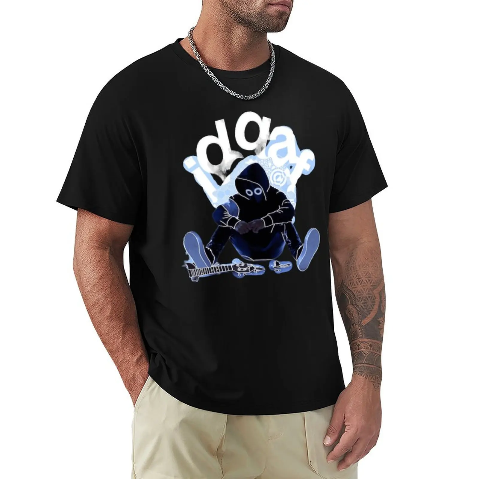 BOYWITHUKE TOXIC T-Shirt Casual Minimalist Short Sleeve Top