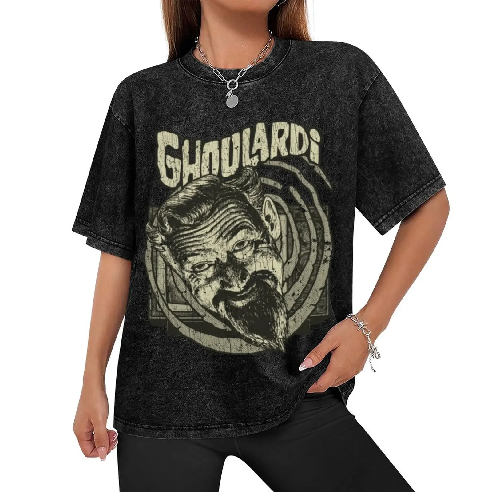 Ghoulardi Shock T-Shirt sweat street wear mens funny t shirts