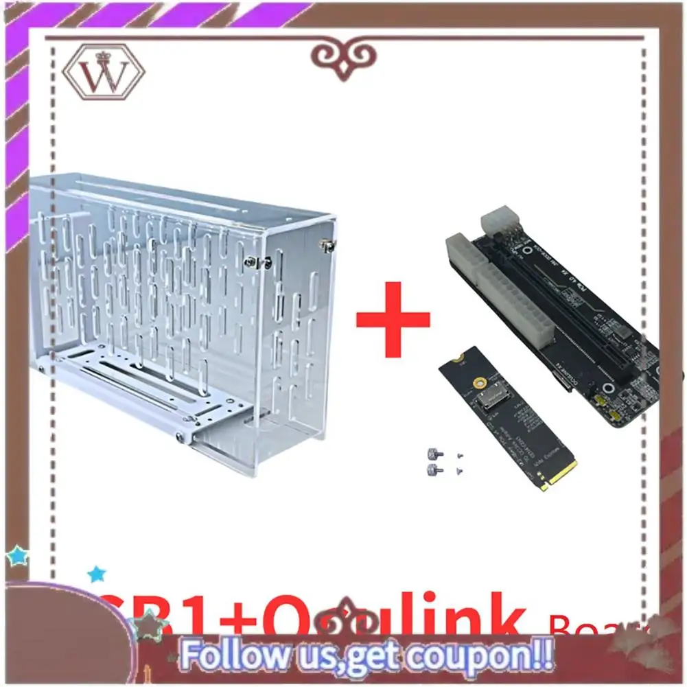 ABBG-For Oculink/M.2 Nvme بطاقة الرسومات الخارجية للكمبيوتر المحمول EGPU حافظة GPU Dock PCIE 4.0X4 Gen4 بطاقة توسيع GDP للكمبيوتر المحمول