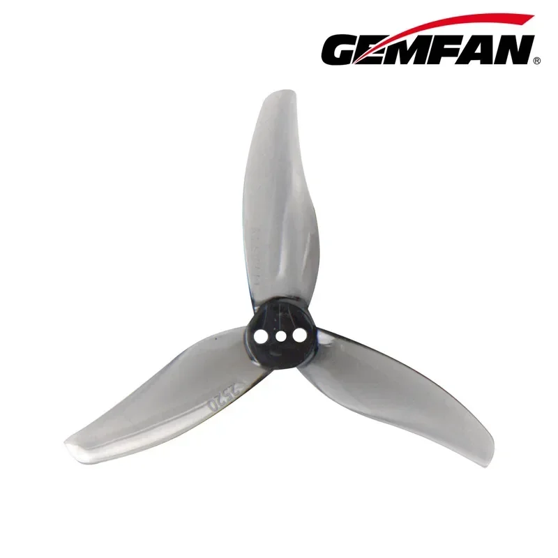 12Pairs(12CW+12CCW) Gemfan Hurricane 2520 3-Blade Propeller (Random Color) for FPV Freestyle 2.5inch Drone