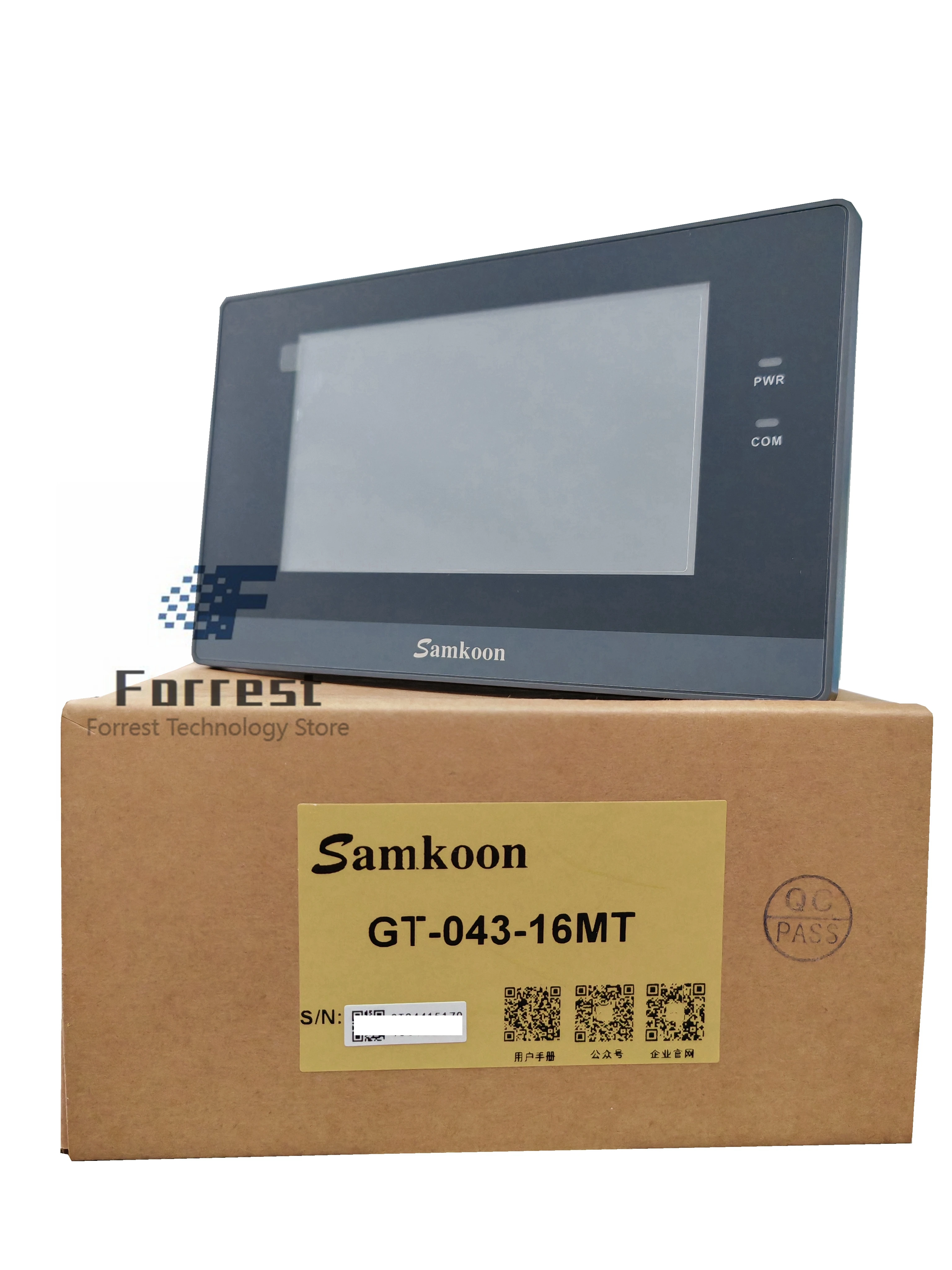 

Samkoon HMI+PLC GT-043-16MR GT-043-16MT 4.3 inch resolution 480*272 pixels Touchscreen all-in-one machine