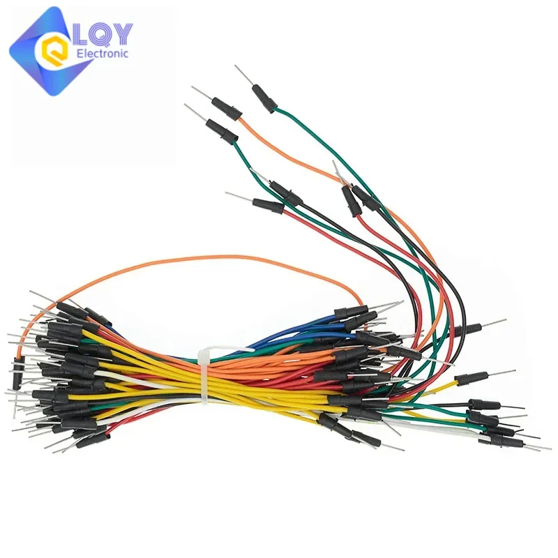 LQY 65pcs Jump Wire Cable Male to Male Jumper Wire for Arduino Breadboard