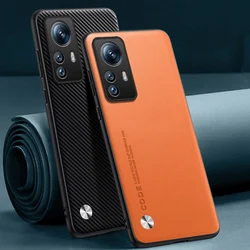 Luxury PU Leather Case For Xiaomi Mi 12 12T Pro 12X Mi12 X Back Cover Silicone Full Protection Phone Case For Xiaomi 12 Lite 5G
