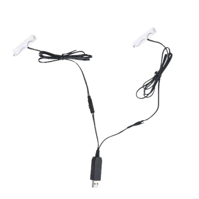 918C 1~2 AA 배터리 장난감 장식용 USB 전기 변환기 LED 램프 라디오