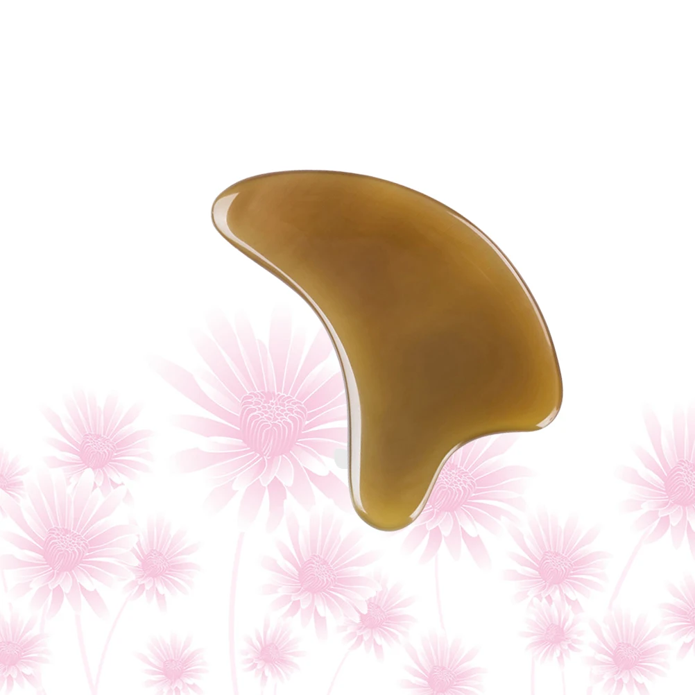 

Ox Horn Dolphin Scraping Board Facial Neck Massager Compact Portable Beauty Tool Guasha Massage Tools Face Body Home Travel Safe