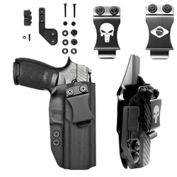 Kydex-funda interna Iwb para Sig Sauer M17 P320, tamaño completo, cargador de 9mm, Puerto Mag, revista, Clip de Metal, solapa, garra, accesorios