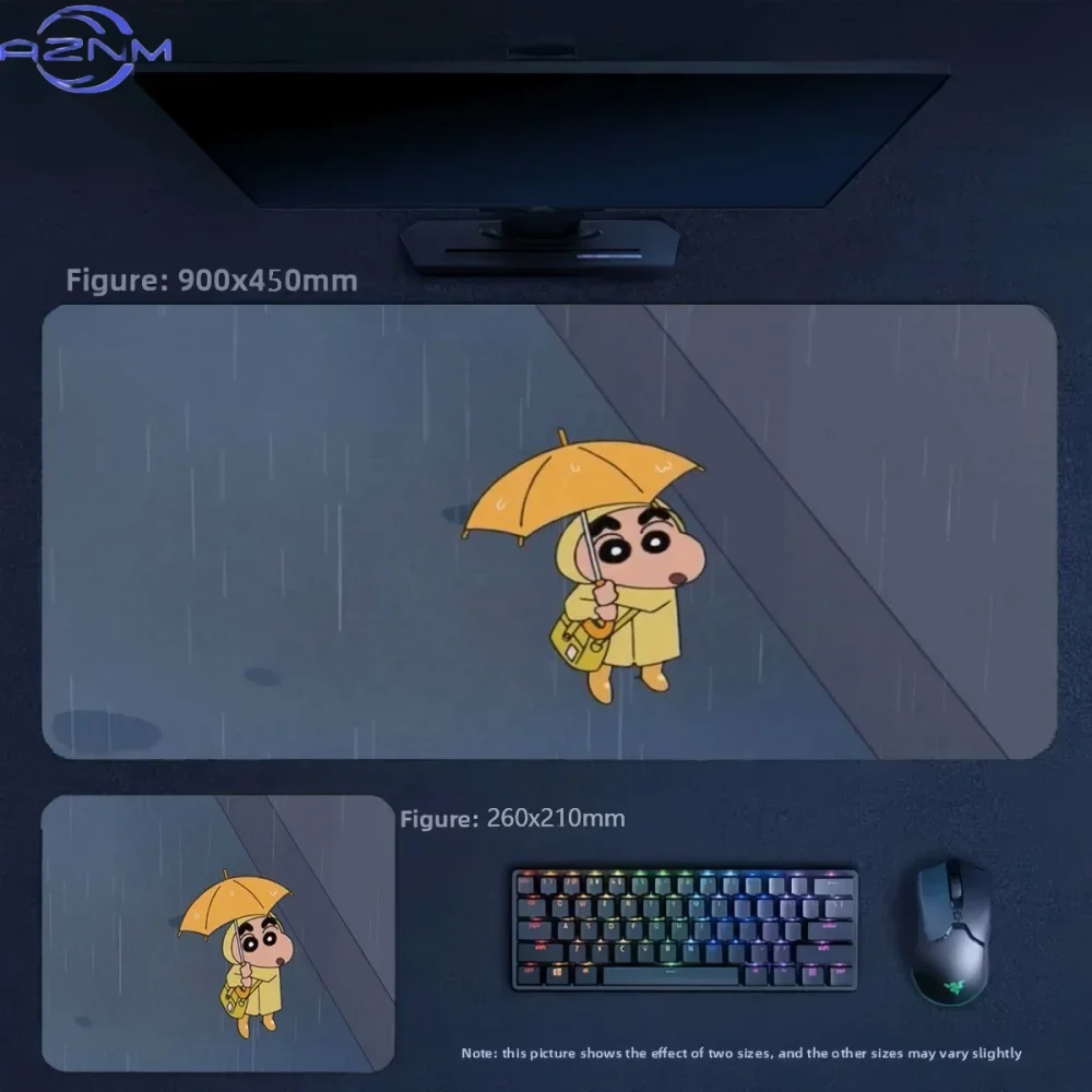 Animation Crayon Shin Chan and His Friends Series  Non-slip Mouse Pad Office Stylish Simple Premium Mouse Pad Table Mat
