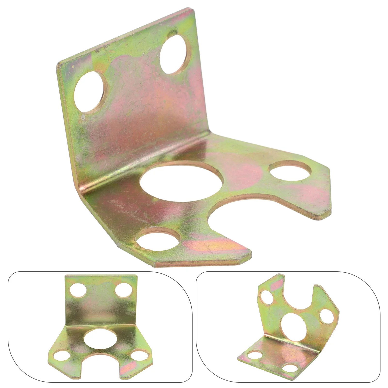 

Heavy Duty Iron Tie Down Bracket Kit Car Power Switch Mount Support Auto Replacement Tray Stable Hold Down For