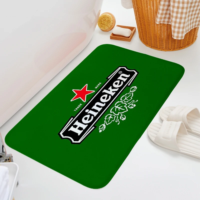 Custom Hallway Mat S-Heinekens Entrance Door Doormat Room Rug Aesthetic Non Slip Carpet Room Floor Carpets Room Floor Carpet