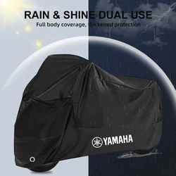 Motorcycle Cover Waterproof Outdoor Uv Protector Rain Dustproof Covers For Yamaha MT07 MT09 MT03 MT10 MT 07 Motorcycle clothing