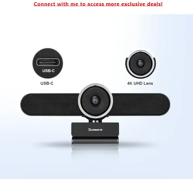 

TEVO-VA4K 4K 8MP AI веб-камера с автоматическим отслеживанием для интерактивной плоской доски, смарт-доски, видеоконференций, зум/комнаты/Skype/Google Meet
