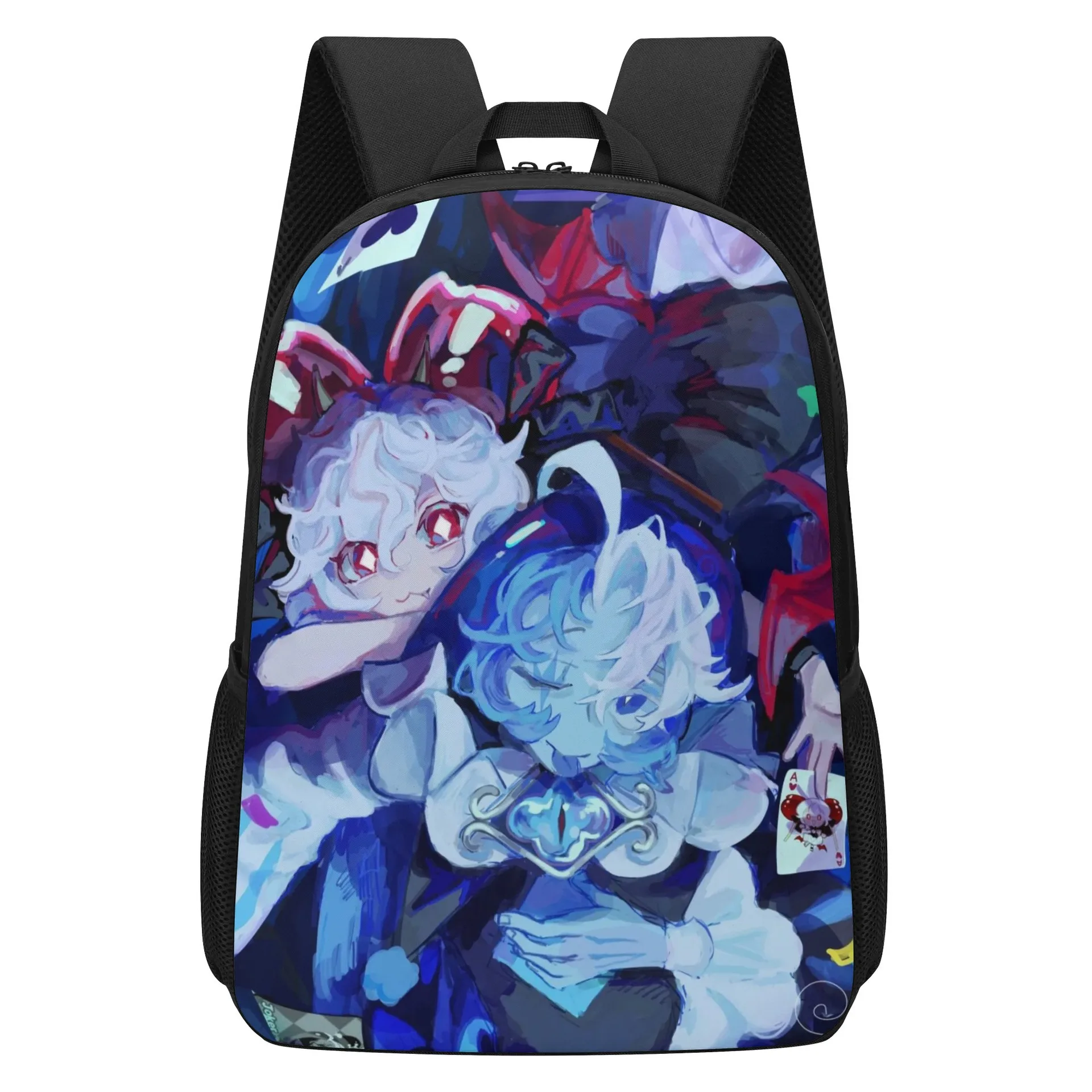 Mochila Shadow Milk Cookie Game Linda chica impresa mochila de estudiante de escuela primaria