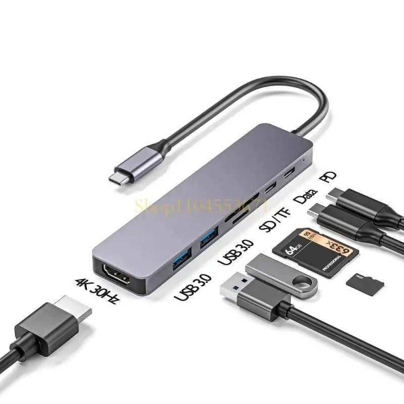 Best Seller Versatile USB C Hub Docking Station, PD100W Power Delivery 4K Port 2xUSB3.0