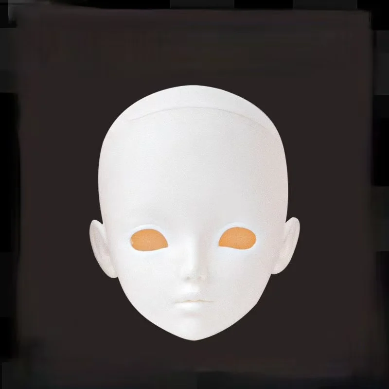 1/3 accesorios Bjd piel blanca 57cm cabeza de muñeca para niña sin maquillaje cabeza de elfo