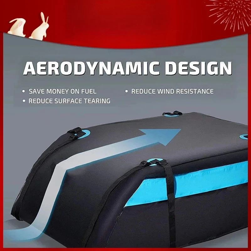 

Anti-light rain and sun-proof car car luggage bag 600D outdoor SUV foldable self-driving equipment roof bag