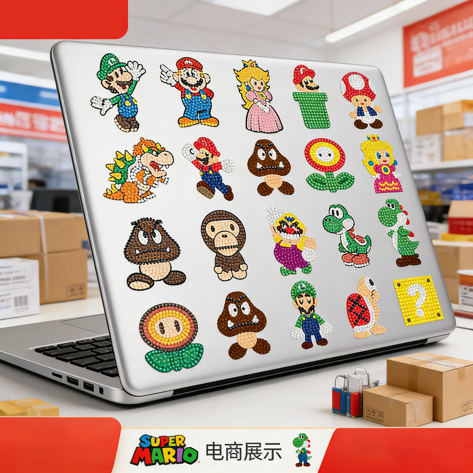 

Harry Potter Anime Superhero Mario Princess Series Diamond Painting Stickers Kit DIY Craft Set for Kids Gifts Girls Boys crafts