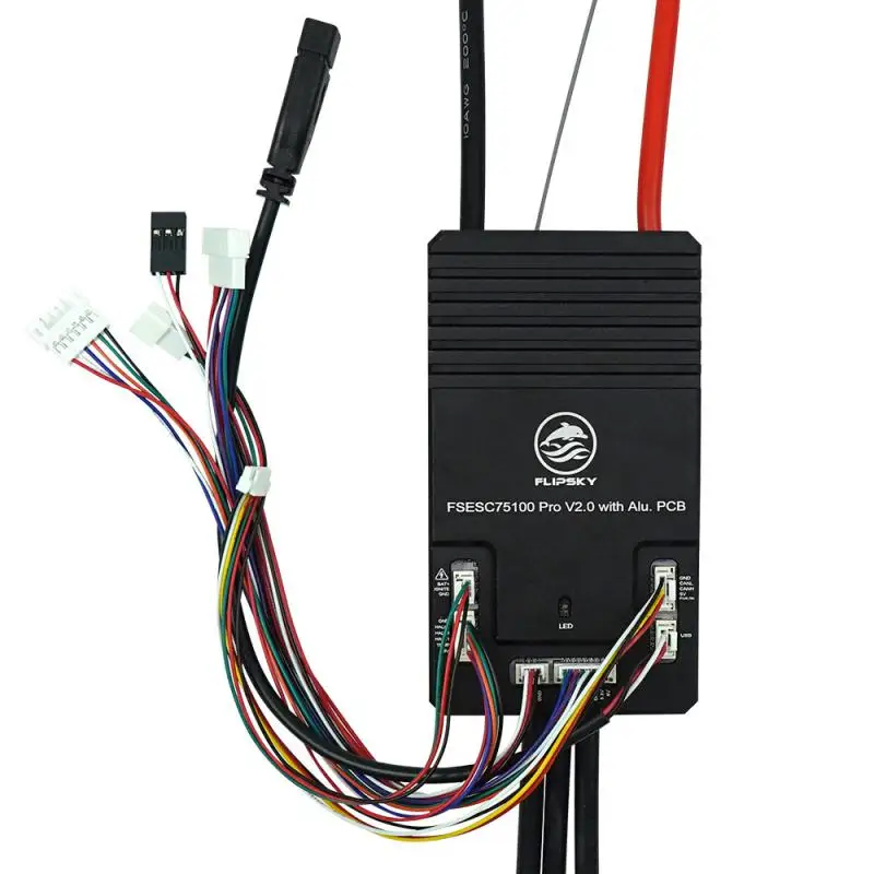 Image of Flipsky 75100 Pro V2.0 Aluminium-PCB mit Ein-/Ausschalter basierend auf VESC für E-Skateboard/Scooter/E-Bike Geschwindigkeitsregler