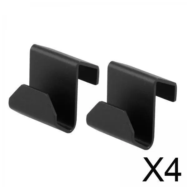 

Portable Aluminum Alloy Car Seat Back Hook Glove Box Hanger Black for Automotive Coat Bag Organizer Interior Accessory