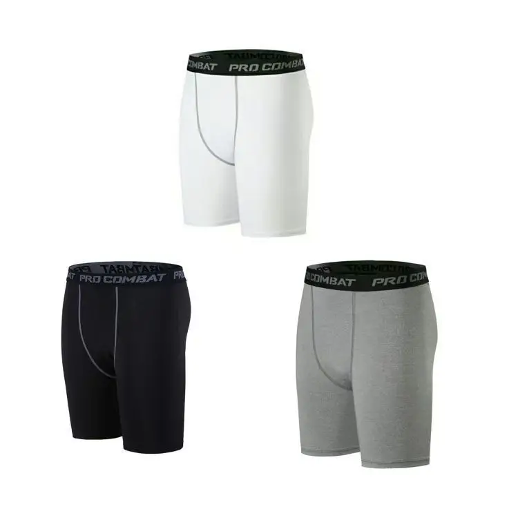 

Summer Men's Five-point Pants Shorts Running Elastic and Comfortable Fitness Breathable Quick-drying Boxer Elastic Pants