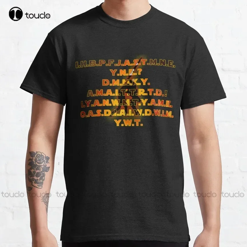 Je porte la paix, la liberté, la justice et la sécurité (Duel On Mustafar) T-shirt classique pour hommes, chemises personnalisées pour adultes et adolescents, unisexe