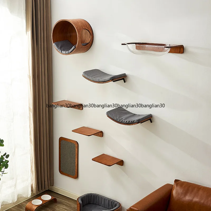 

Cat Climbing Frame Wall Type Does Not Occupy An Area Shelf Integrated Accessories Scratching Post Toy Cat Springboard