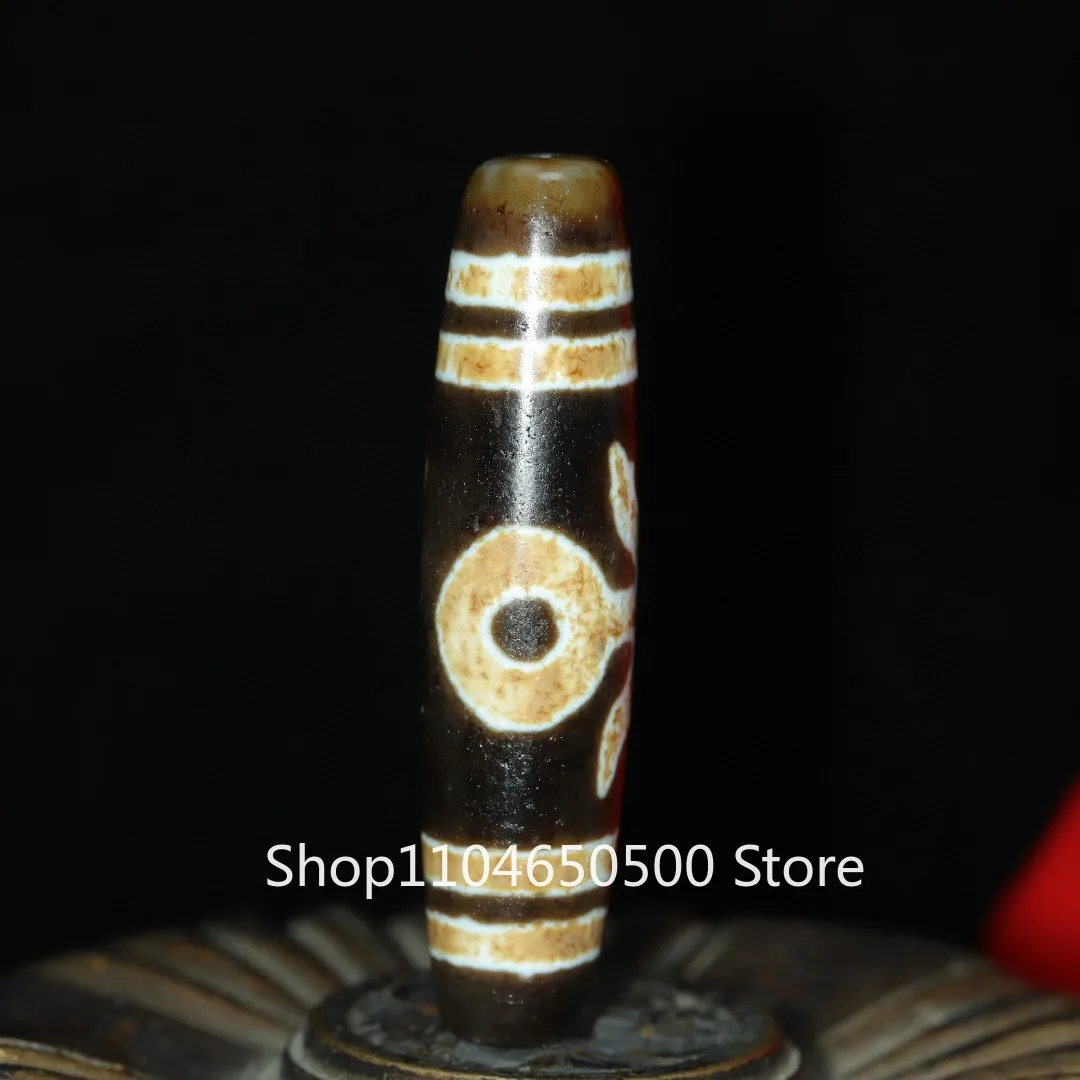 

Natural agate tooth yellow noble bead bucket bead back cloud pendant necklace bead accessories jewelry partition 14 * 58mm