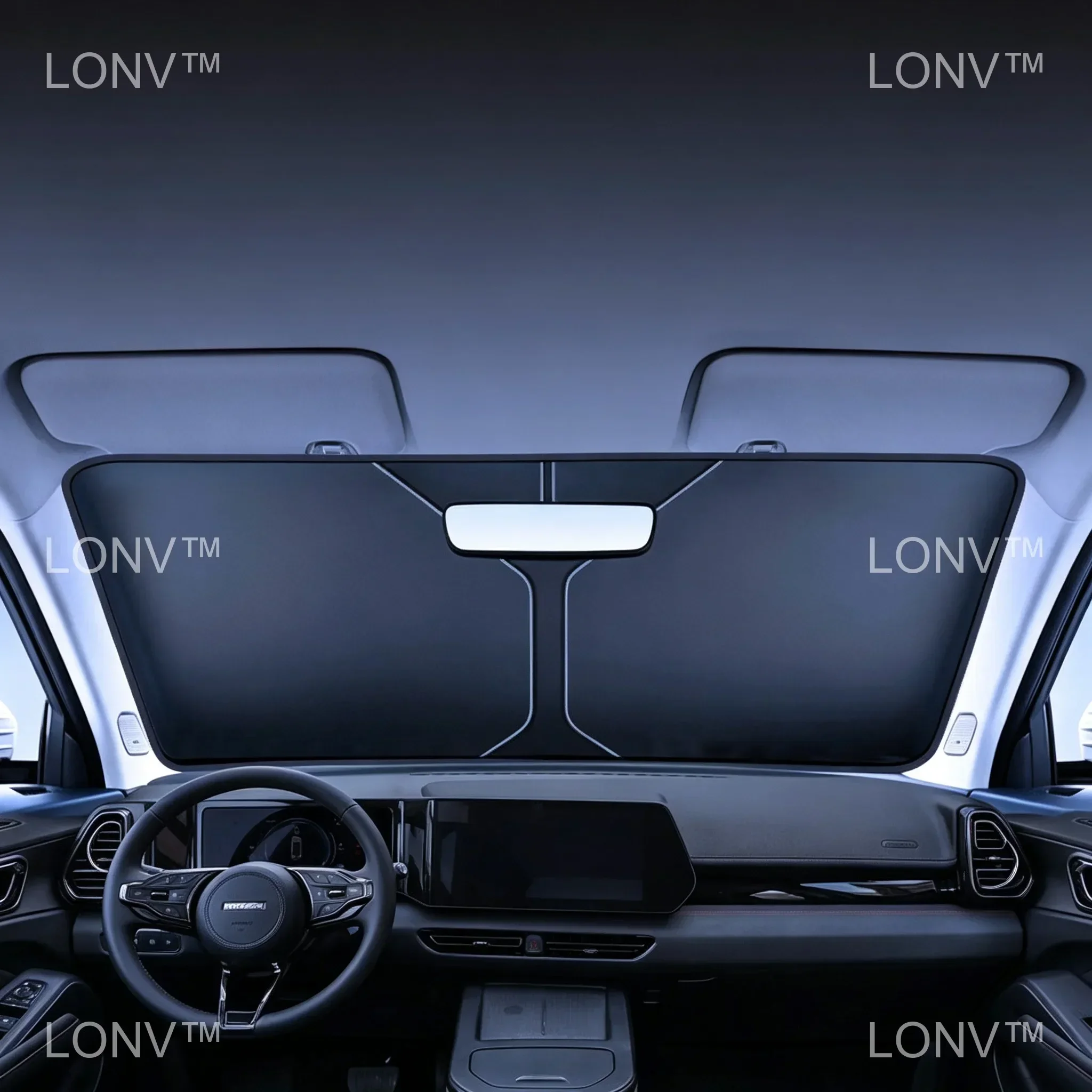 For Haval Jolion Max Xiaolong MAX 2025 2026 2027 Car Sunshade Front Windshield Shade Cover Foldable Heat Insulation Accessories
