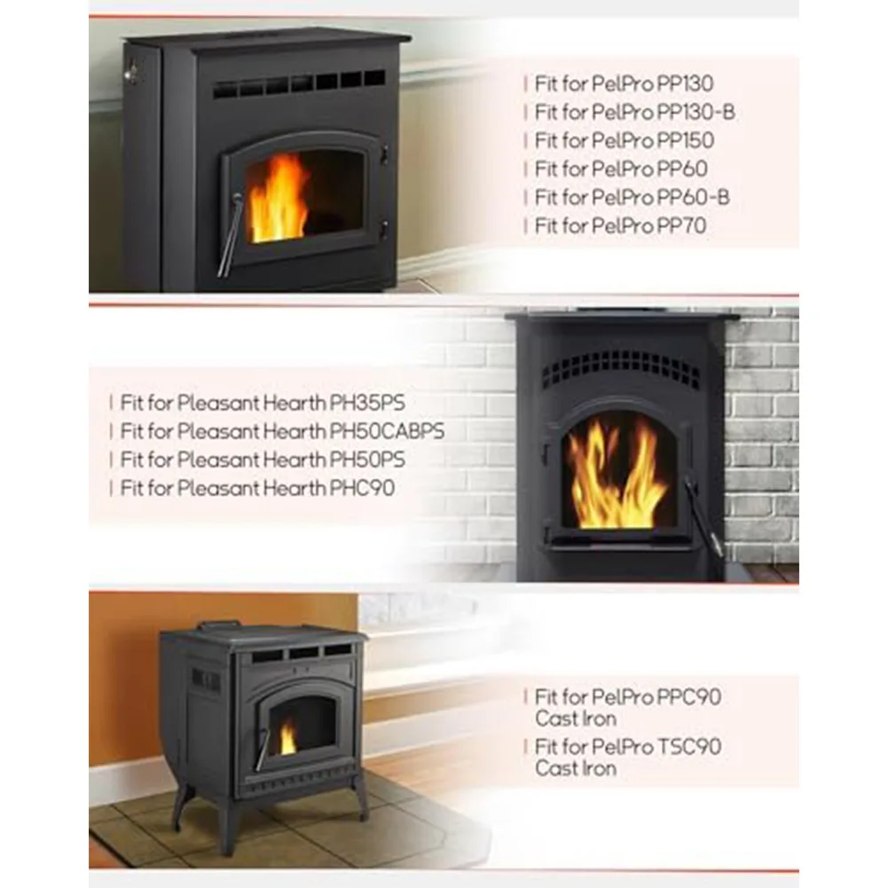 For Pellet Furnaces Efficient Ignition Easy Installation Heat-resistant Construction Pellet Stove Igniter Replacement