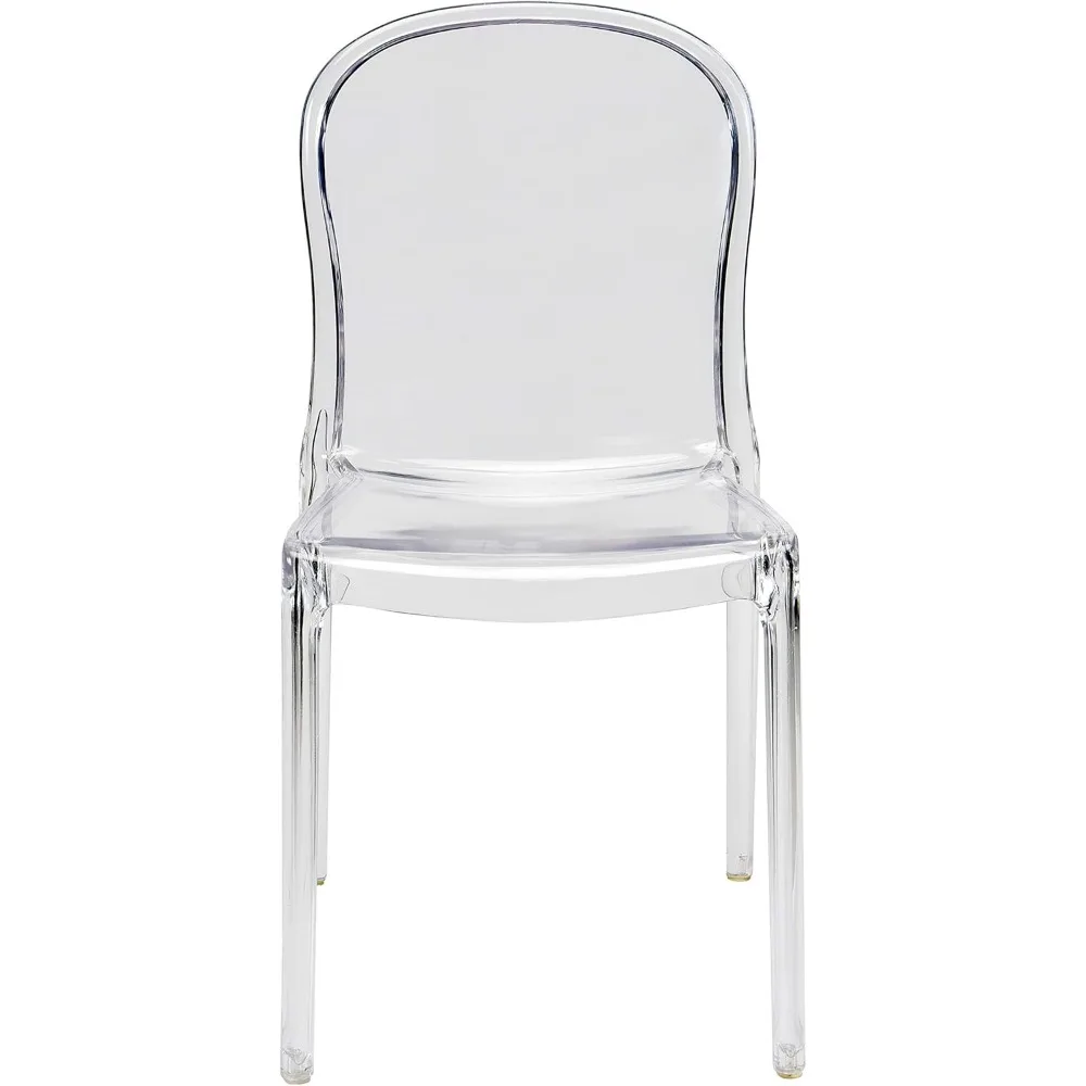 Prodotti per sedili commerciali Sedie Genoa in policarbonato, trasparenti