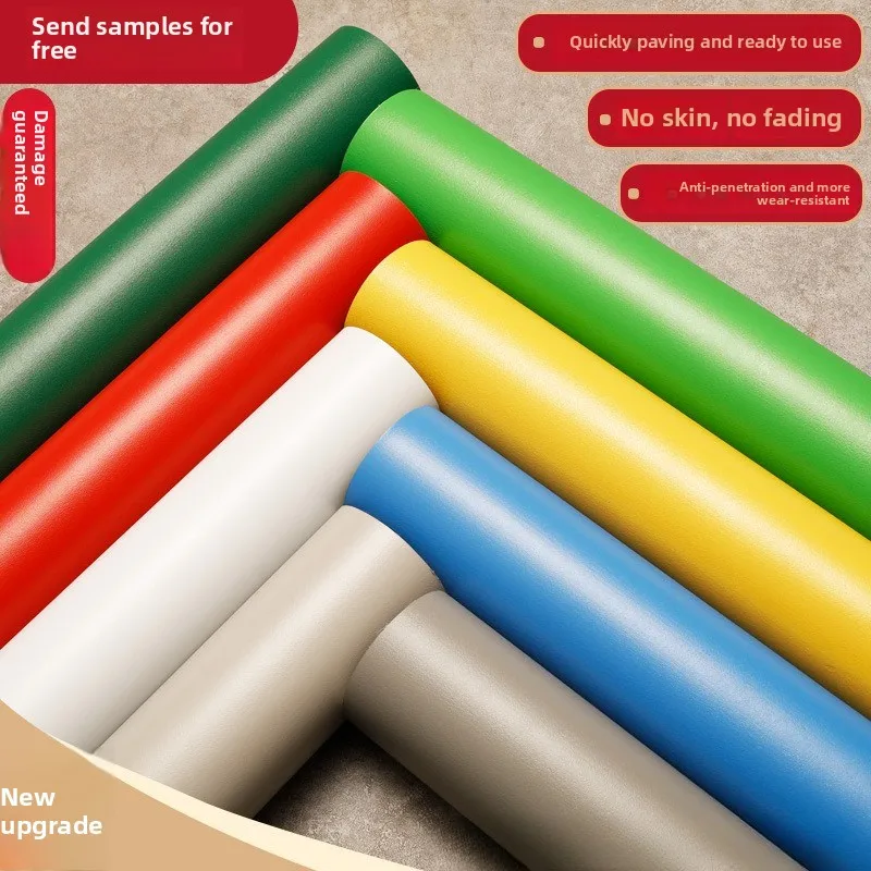 Gray PVC Flooring Roll - Heavy Duty Anti-Slip Wear-Resistant for Garage/Workshop/Concrete Floor, Easy Installation (Commercial)