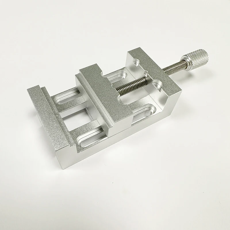Precision Aluminum Alloy Vise Flat Nose Pliers Accessories Multi Function Fixed Clamps Mini Pliers Accessories