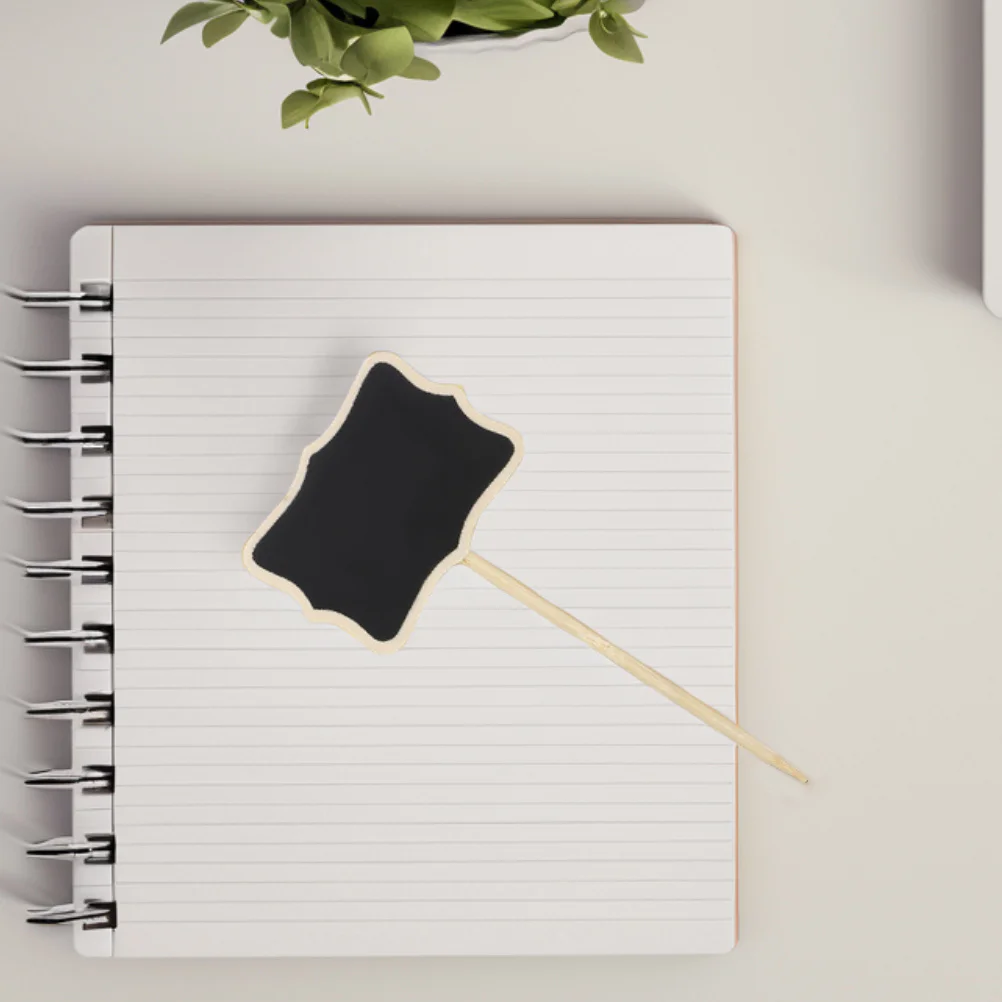 20 Stuks Mini Krijtbord Borden Kleine Schoolbord Voedsel Etiketten Party Buffet Prikborden Craft Display Levert Grote Krijtbord