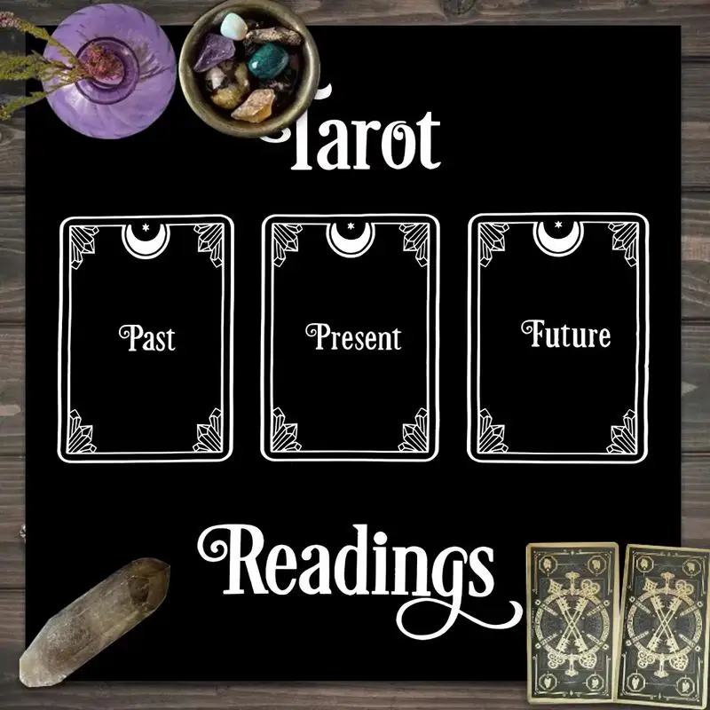 VIKAMA Tarot Tablecloth Dreamcatcher Feather Boho Print Altar Cloth For Astrology Reading Divination Meditation Room Decor