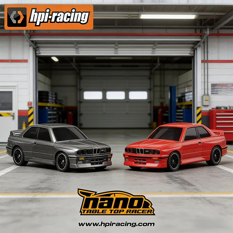 HPI Nano TTR Simulation 1:64 4CH 45 Minutes Super Long Battery Life 1989 M3 Remote Control Electric Racing Drift Car Boy Toy Car