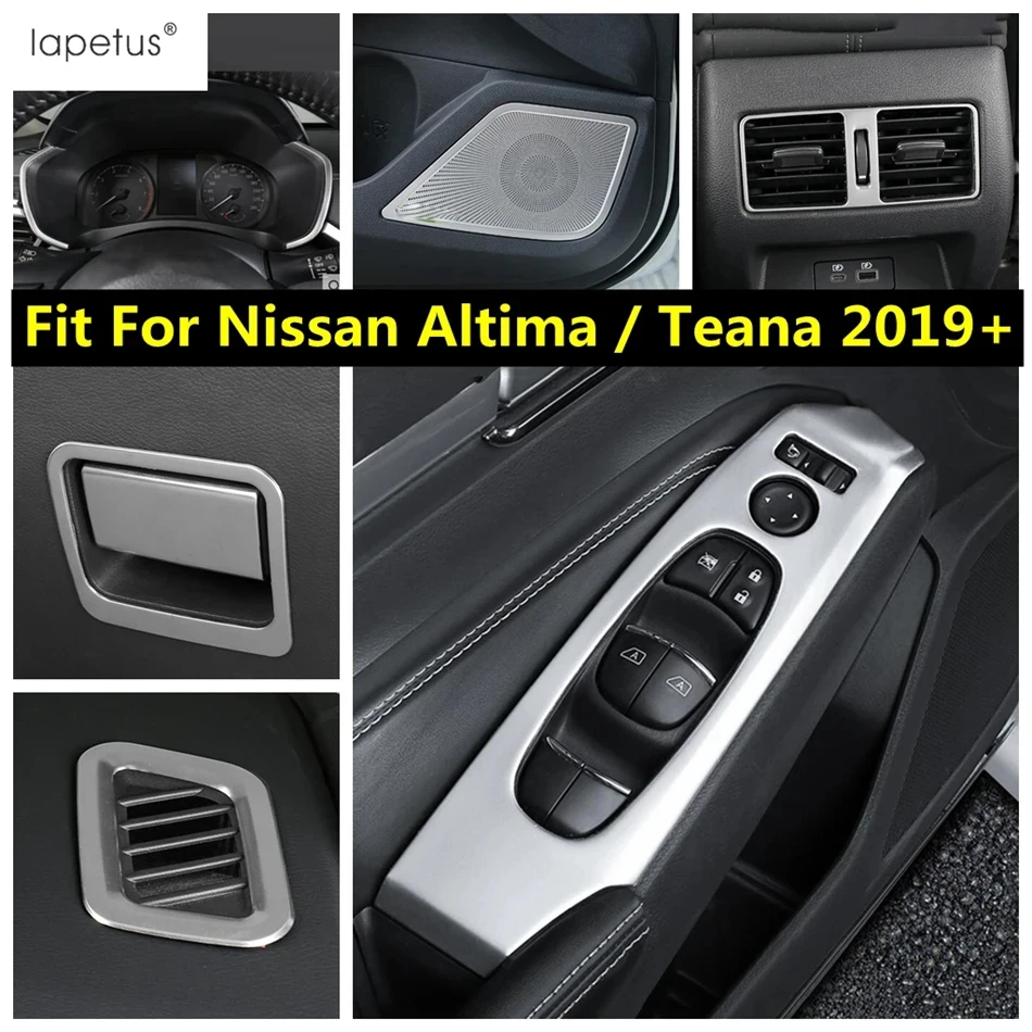 

Window Lift / Glove Box / Dashboard Strip / Rear Air AC Outlet Vent Cover Trim Accessories For Nissan Altima / Teana 2019 - 2022