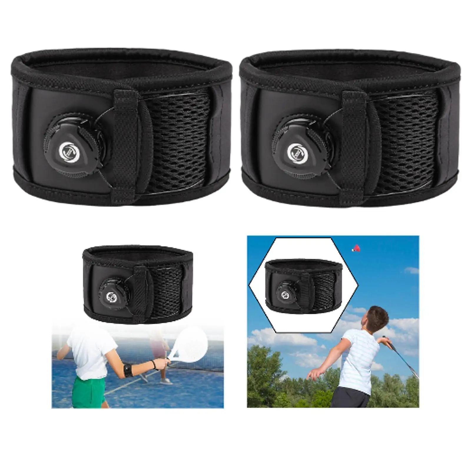 

Теннисный налокотник, регулируемая защитная налокотная накладка для гольфа, езды на велосипеде в тренажерном зале