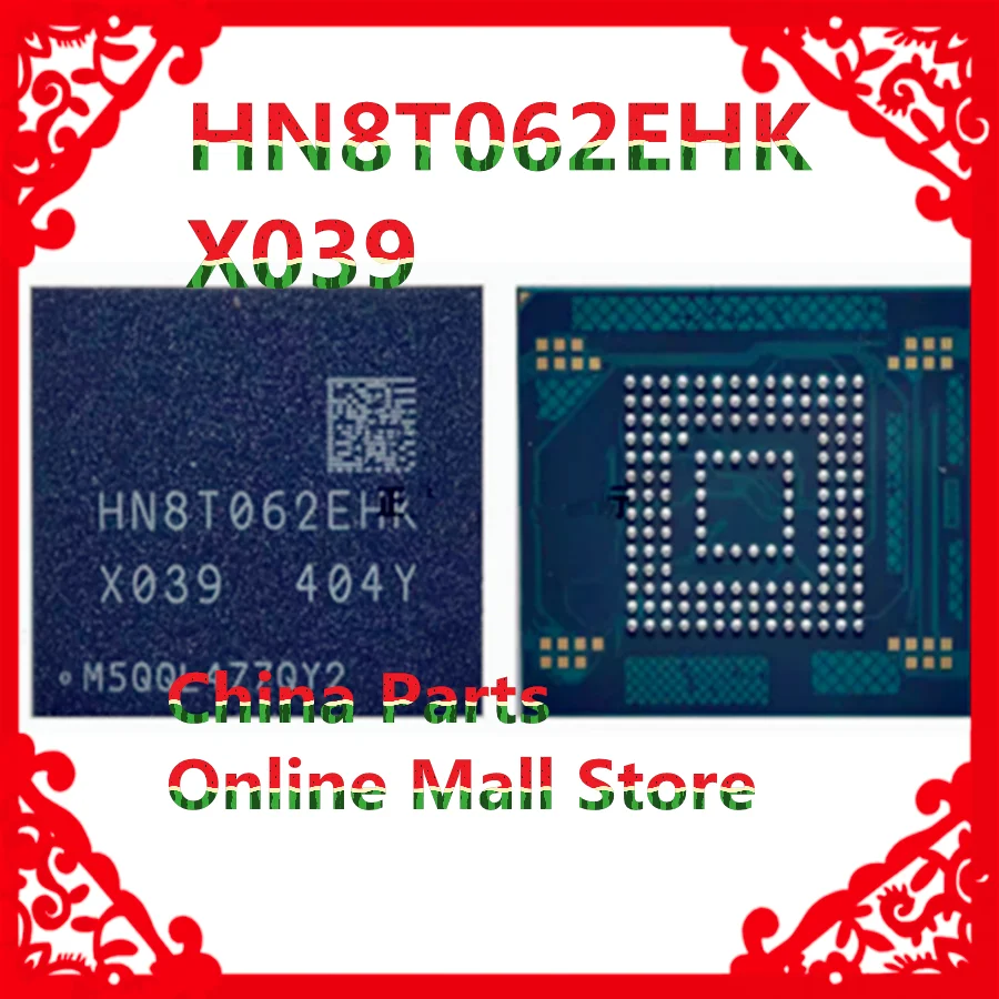 

HN8T062EHKX039 128 ГБ памяти мобильного телефона BGA пакет IC KM8V8001JA-B813