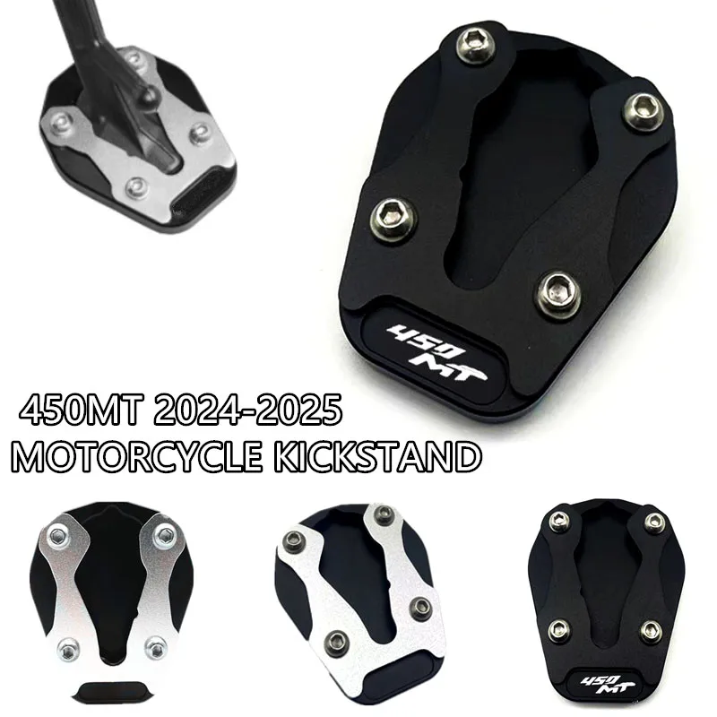 

Motorcycles Accessories Kickstand Extension Foot Side Stand Enlarger Plate Pad For CFMOTO 450MT MT450 CF 450 MT 2024 2025