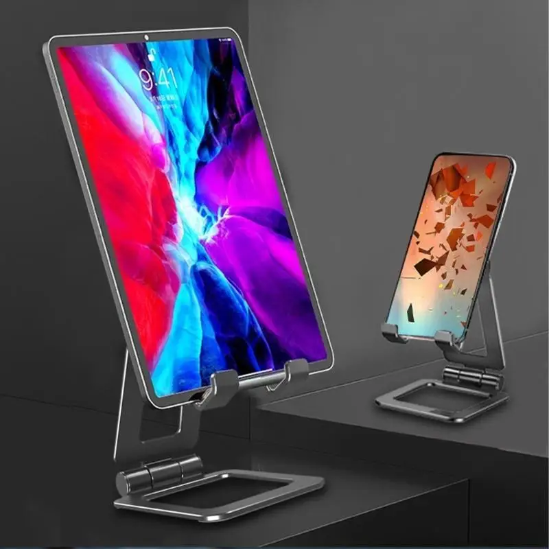 652f Aluminium -Telefonhalter Winkelhöhe Einstellbarer Stand Tabletop Folding Support