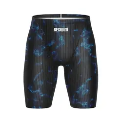 Summer Men's Beach Surf Tights Shorts Quick Dry Swimming Trunks Swim Jammer Swimsuit Shorts Endurance Athletic Training Swimwear