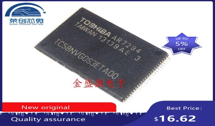  100% new original   TC58NVG1S3ETA00  TSOP48   256M   Memory chip