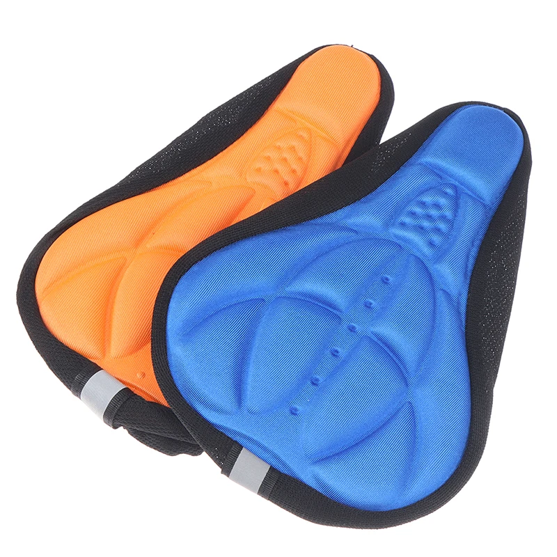 Soft 3D Padded Cycling Bicycle MTB Bike saddle Seat Cover Cushion Sponge Foam Comfortable saddles Mat Cushion Bicycle Accessory