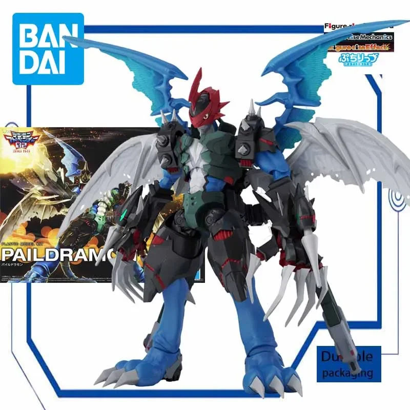 BANDAI Model Kit Digital Monster Duel Monsters FRS PAILDRAMON BLACK LUSTER SOLDIER Anime Action Figure Assembly Model Toys